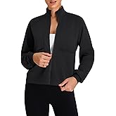 BMJL Womens Sweatshirt Zip Up Hoodie Active Long Sleeve Workout Tops Funnel Neck Athleisure Clothes Fall Jackets Outfits