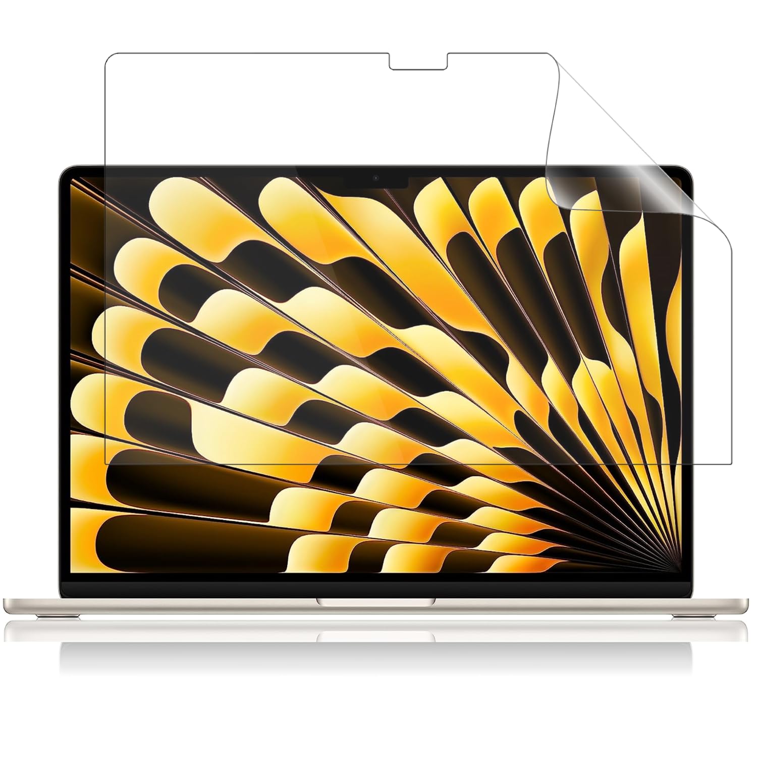 Laptop Protective Film for MacBook Air 15 M3 (2024) M2 (2023) - Beautiful - Ultra Clear Low Reflective SAR Film