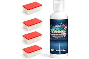 1DFAUL 100ml Table Tennis Glue, Quick Dry Racket Rubber and Blade Adhesive for Assembly and Maintenance, Strong Bonding, Prev