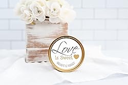 Love is Sweet Favor Stickers - Love is Sweet Enjoy