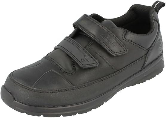 clarks velcro school shoes