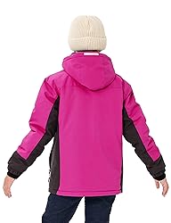 MoFiz Girls Ski Jacket Waterproof Fleece Lined