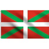 DMSE Basque Biscay Green St. Andrew's Cross Flag 3X5 Ft Foot 100% Polyester 100D Flag UV Resistant (3'X5' Ft Foot)