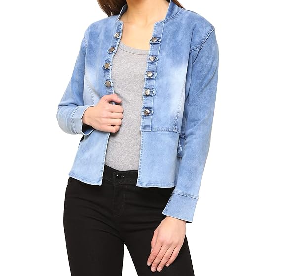 denim jacket sky blue colour
