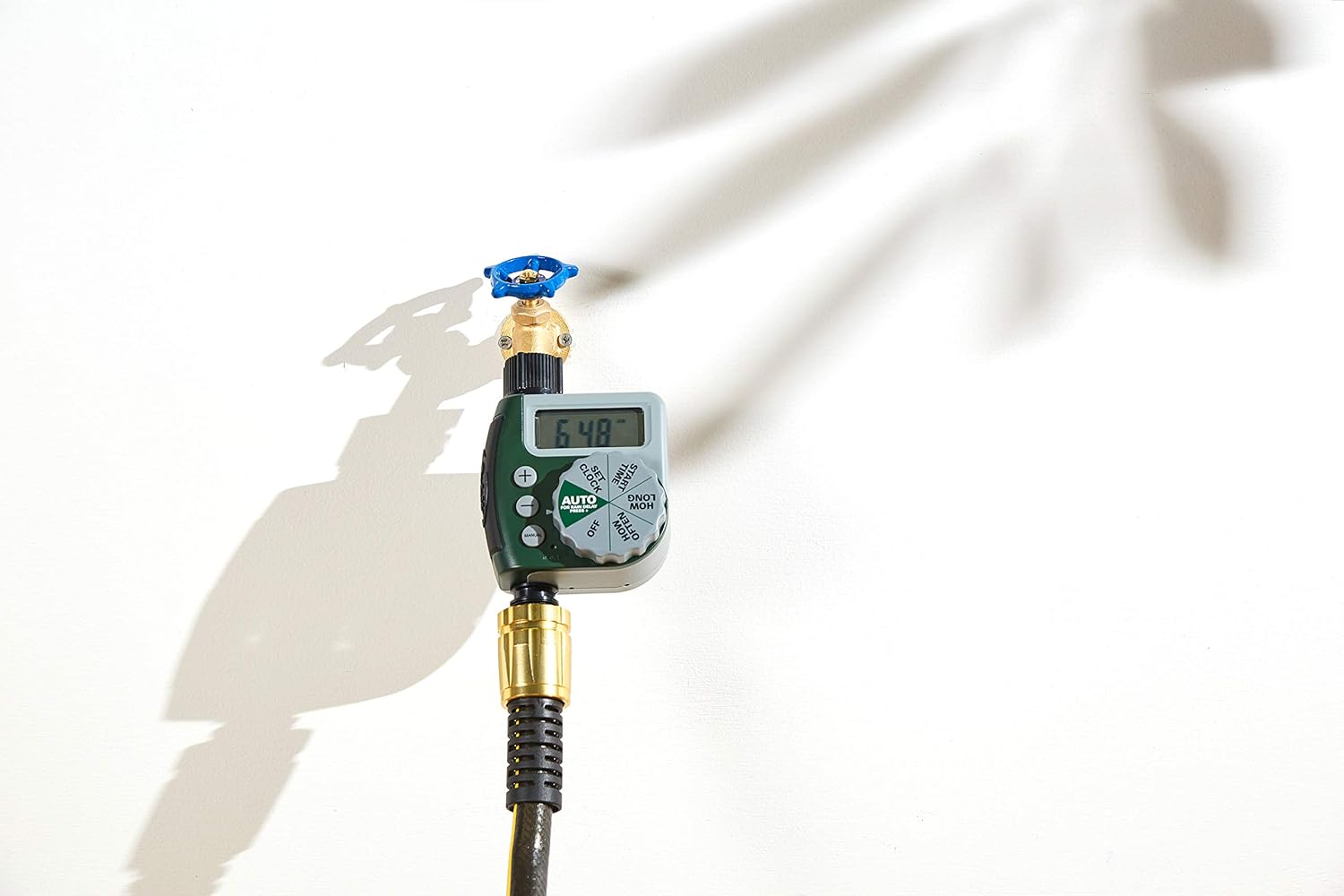 Orbit 62061Z Single-Outlet Hose Watering Timer, 1, Green : Hose Timer : Garden & Outdoor