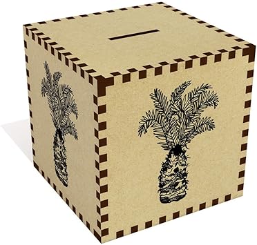 Azeeda Grande Palmera Caja de Dinero / Hucha (MB00022514): Amazon.es: Juguetes y juegos