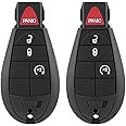Key Fob Replacement Compatible for Dodge Ram 1500 2013 2014 2015 2016 2017 2018 2019 2020 2021 2500 3500 4500 5500 2013-2018 