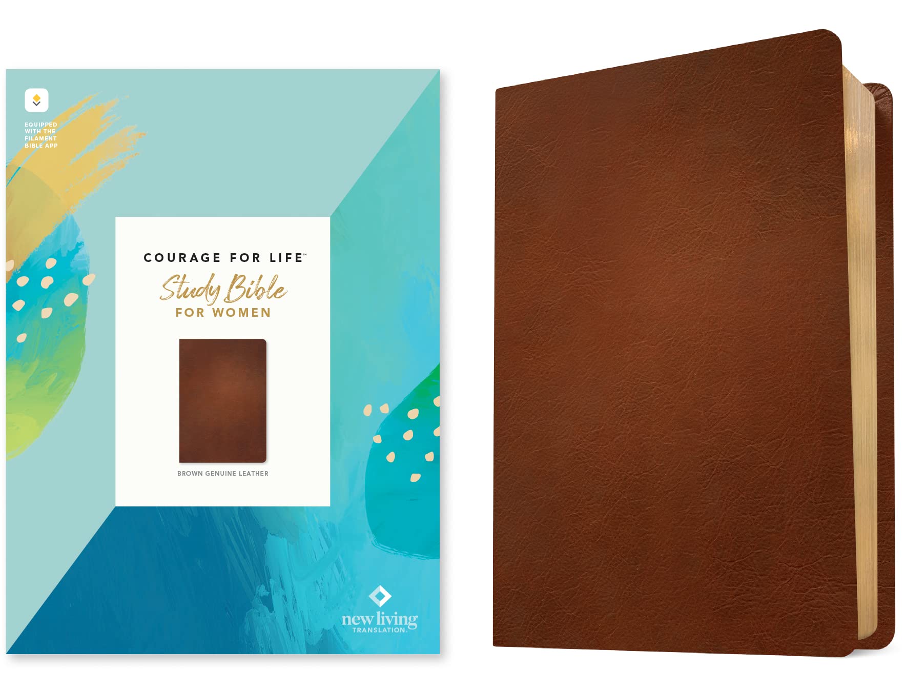 NLT Courage For Life Study Bible for Women, Filament Enabled (Genuine Leather, Brown) NLT Courage For Life Study Bible for Women, Filament Enabled (Genuine Leather, Brown) NLT Courage For Life Study Bible for Women, Filament Enabled (Genuine Leather, Brown) Leather Bound