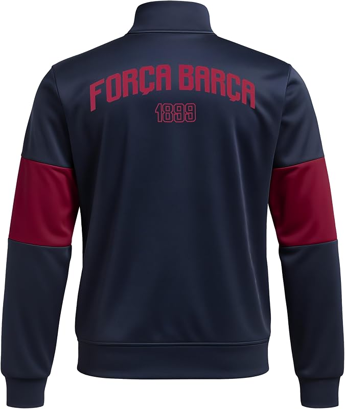 Chaqueta deportiva para hombre FC Barcelona Touchline, Hombre, FC Barcelona Touchline - Chaqueta deportiva para adulto, FCB49TJ-N, azul marino, L