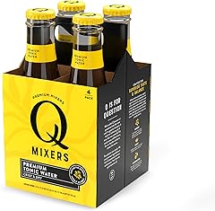 Q MIXERS Tonic Water, Premium Cocktail Mixer Made with Real Ingredients, 6.7 Fl Oz Bottles (Pack of 4)