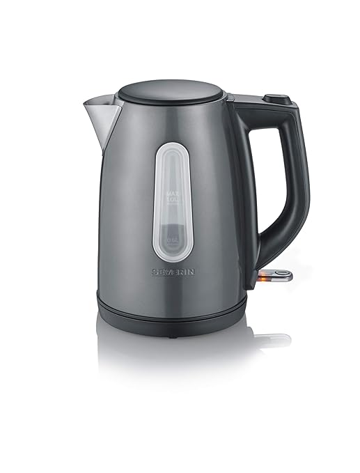 SEVERIN Hervidor de Agua, 1,0 L, 2.200 W aprox., WK 9540, Gris ...