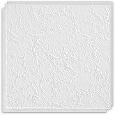Armstrong Ceiling Tiles; 1x1 Ceiling Tiles - 40 pc White; Acoustic Ceilings for Suspended Grid; Grenoble 258