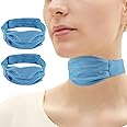 2Pcs Trach Covers for Tracheostomy Neck Stoma Cover Breathable Dust- Proof Shield Neck Trachea Protector Adjustable Tracheostomy Supplies Reusable Tracheostomy Care Kits for Men and Women