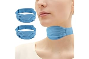LKLKKC 2Pcs Trach Covers for Tracheostomy Neck Stoma Cover Breathable Dust- Proof Shield Neck Trachea Protector Adjustable Tracheostomy Supplies Reusable Tracheostomy Care Kits for Men and Women