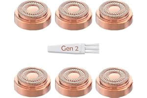 CEOOE Replacement Heads for Finishing Touch Flawless Generation 2 Facial Hair Remover, 6 Count