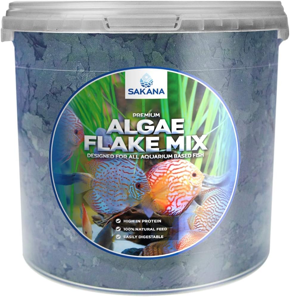 Sakana Spirulina Algae Flake Mix Premium Quality Nutritious Fish Food