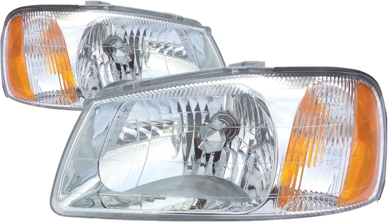 For Hyundai Accent Headlight 2000 2001 2002 Driver and