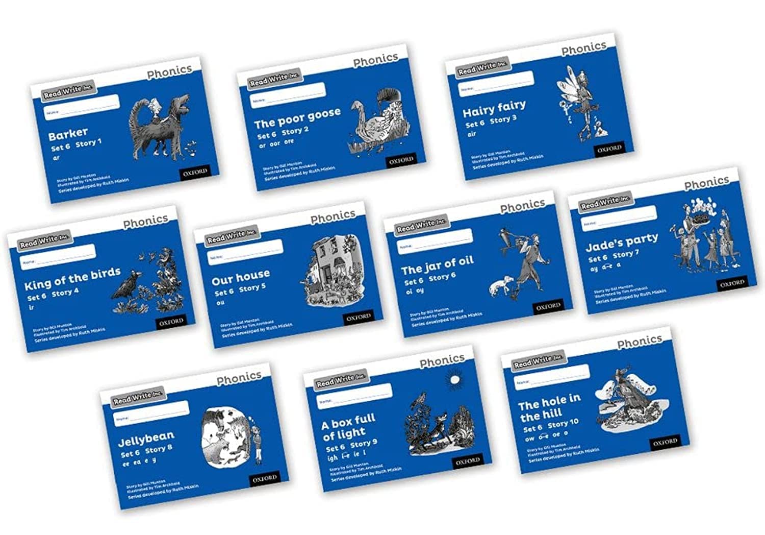 Mua Read Write Inc - Phonics Set 6 Blue Story Books - Black and White ...