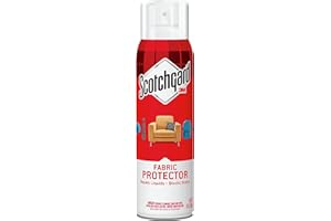3M Scotchgard Fabric & Upholstery Protector, Repels Liquids, Blocks Stains, 14 Ounces