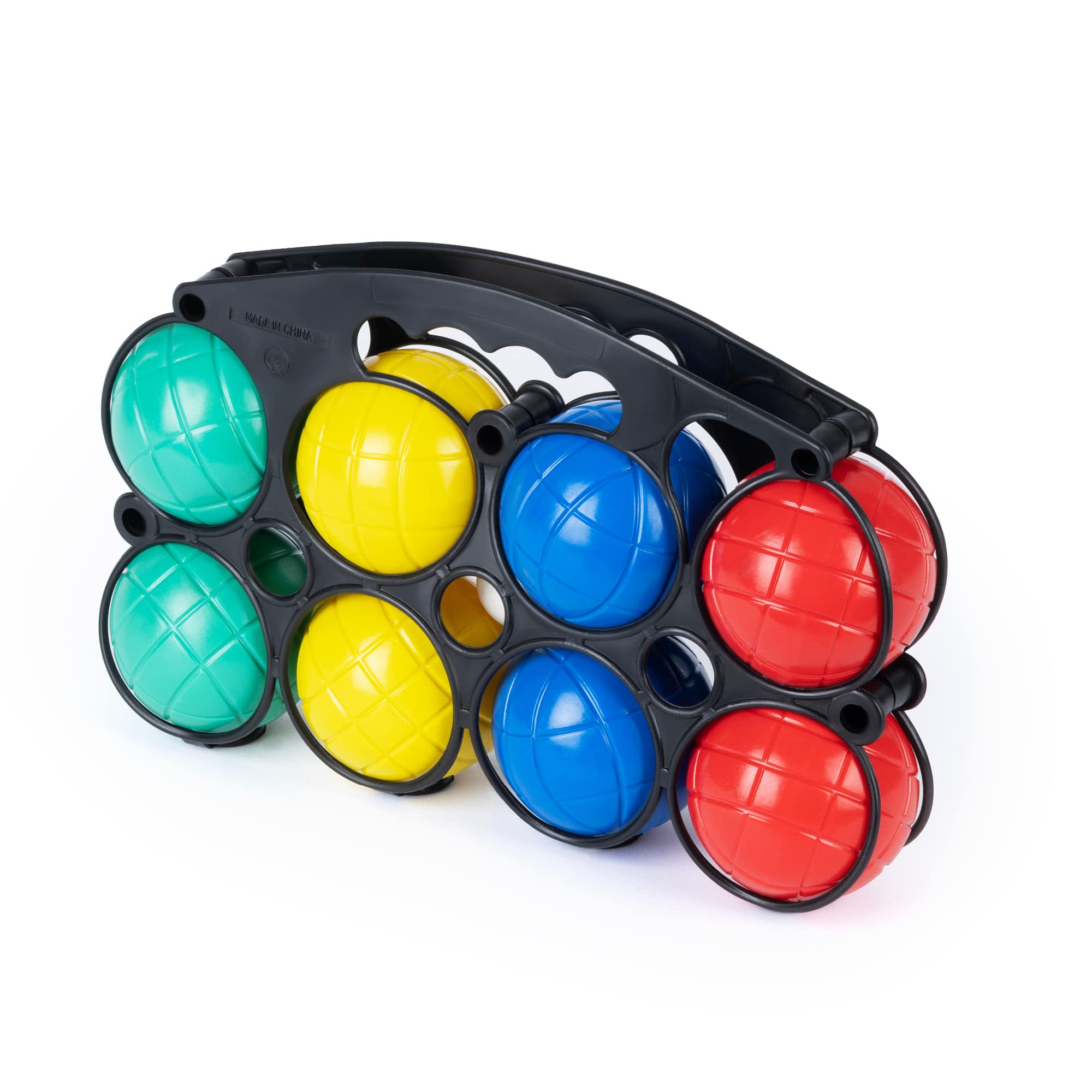 Hillington Colourful Plastic Boules Water Filled French Pétanque Bowls Fun Garden Game Set For All Ages and Skills