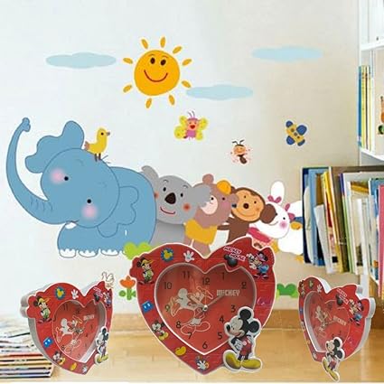 Cute Cartoon Alarm Clock for Kids Room Decor/StudyTable