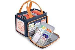 GRAOSO Carrying Case Compatible with Yoto Player (3rd Gen.) Bluetooth Audio Speaker, Card Holder up to 17 Cards, Travel Handl