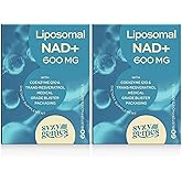 NAD+ Supplement 1600mg Extra Strength - Liposomal NMN Alternative with Resveratrol, Urolithin A, CoQ10, Quercetin & ALA - Mitochondrial Energy & Anti-Aging, Cell Regeneration, 120 Softgels
