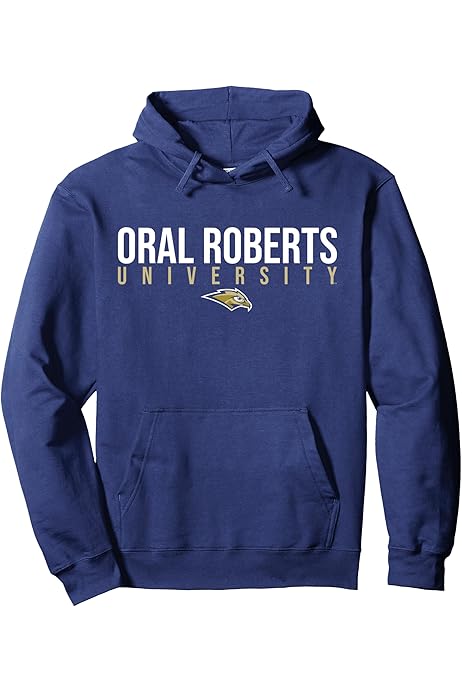 Amazon.com : Oral Roberts University ORU Golden Eagles Stacked Pullover  Hoodie : Sports \u0026 Outdoors