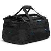 Gura Gear Mara 40L Travel Duffel Bag with Convertible Backpack Straps, Carry-On Size, Packable Carrying Case, X-Pac VX-21 Sailcloth, Water Resistant, 2.2 lb, Black