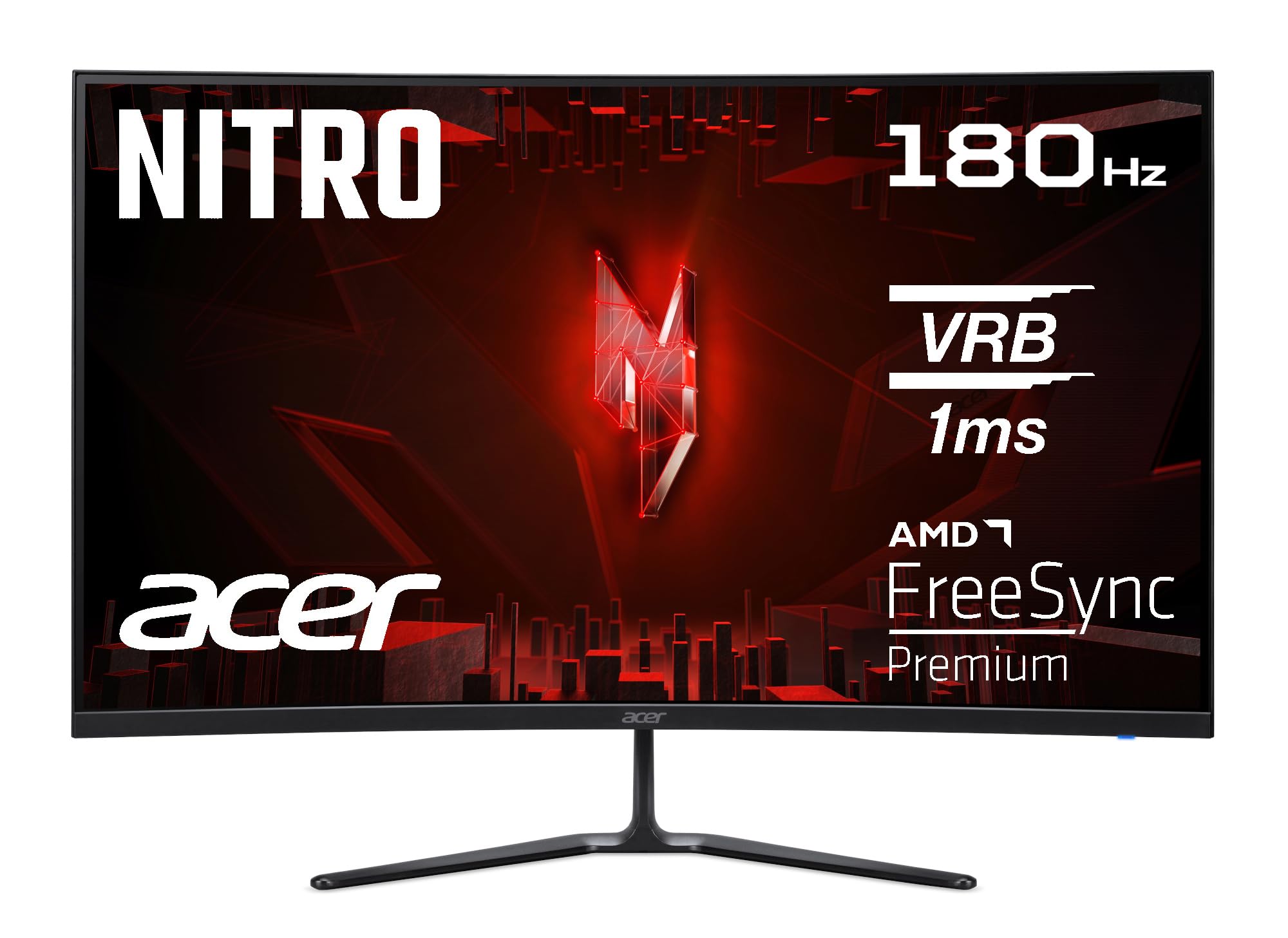 Acer Nitro ED320QRS3 Gaming Monitor 32 Zoll (80 cm) Full HD, 180Hz, Curved