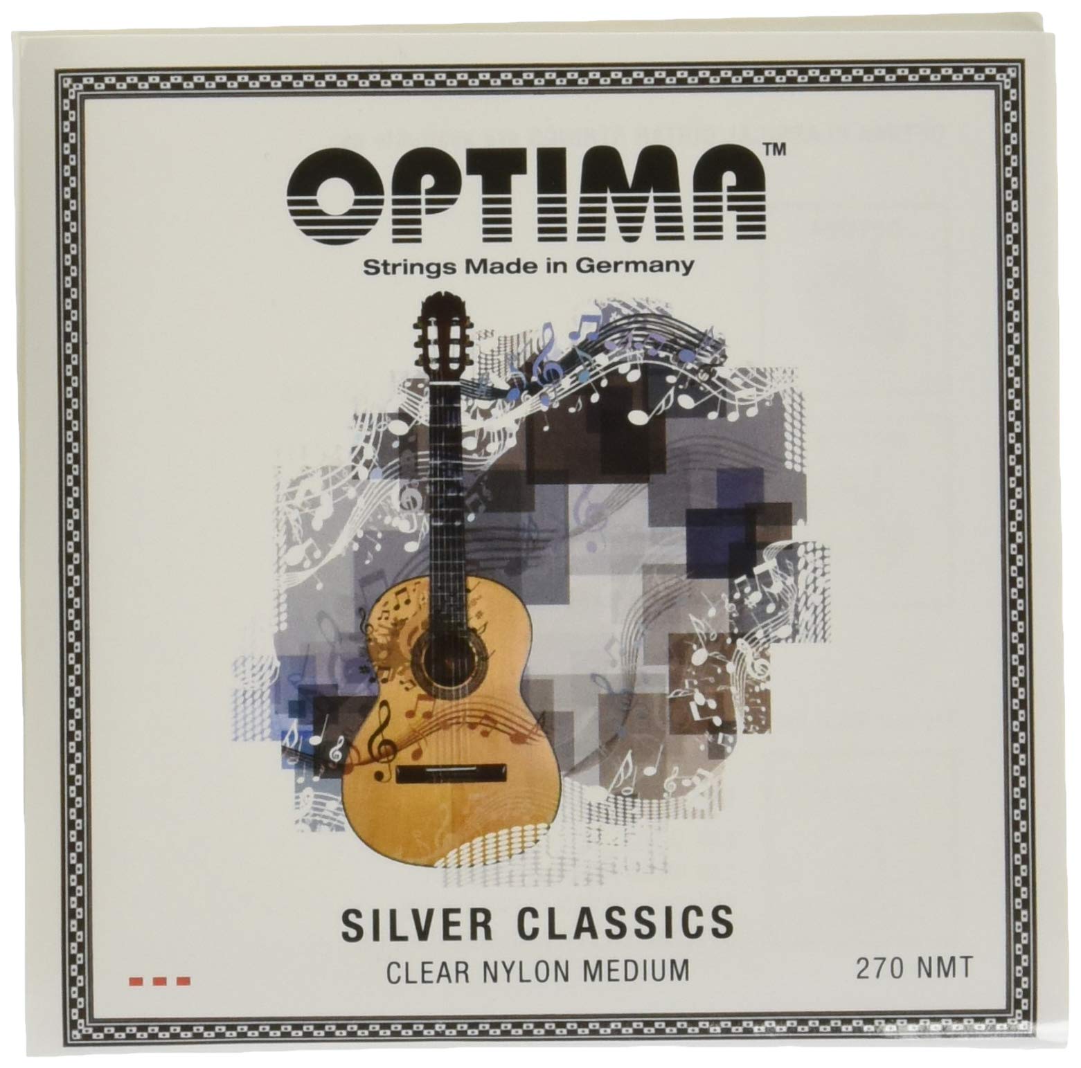 Classical Guitar Strings Set Silver Classics 4/4 medium 270.NMT
