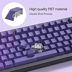 dagaladoo PBT keycap Set,Shine Through keycaps 75