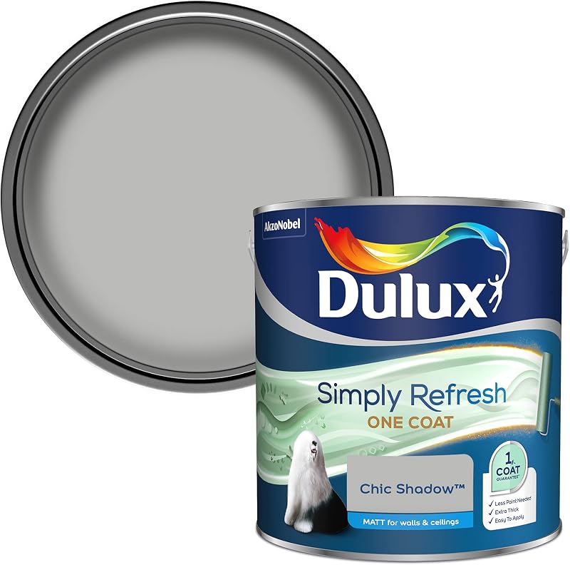 Dulux Simply Refresh Matt Emulsion Paint Chic Shadow 2.5 L