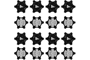 QOOWFEANIG 16 Pack Golf Shoe Spikes, Anti-Skid Stinger Rubber Golf Accessories, Soft Spike Replacement Cleats Golf Spikes Pin