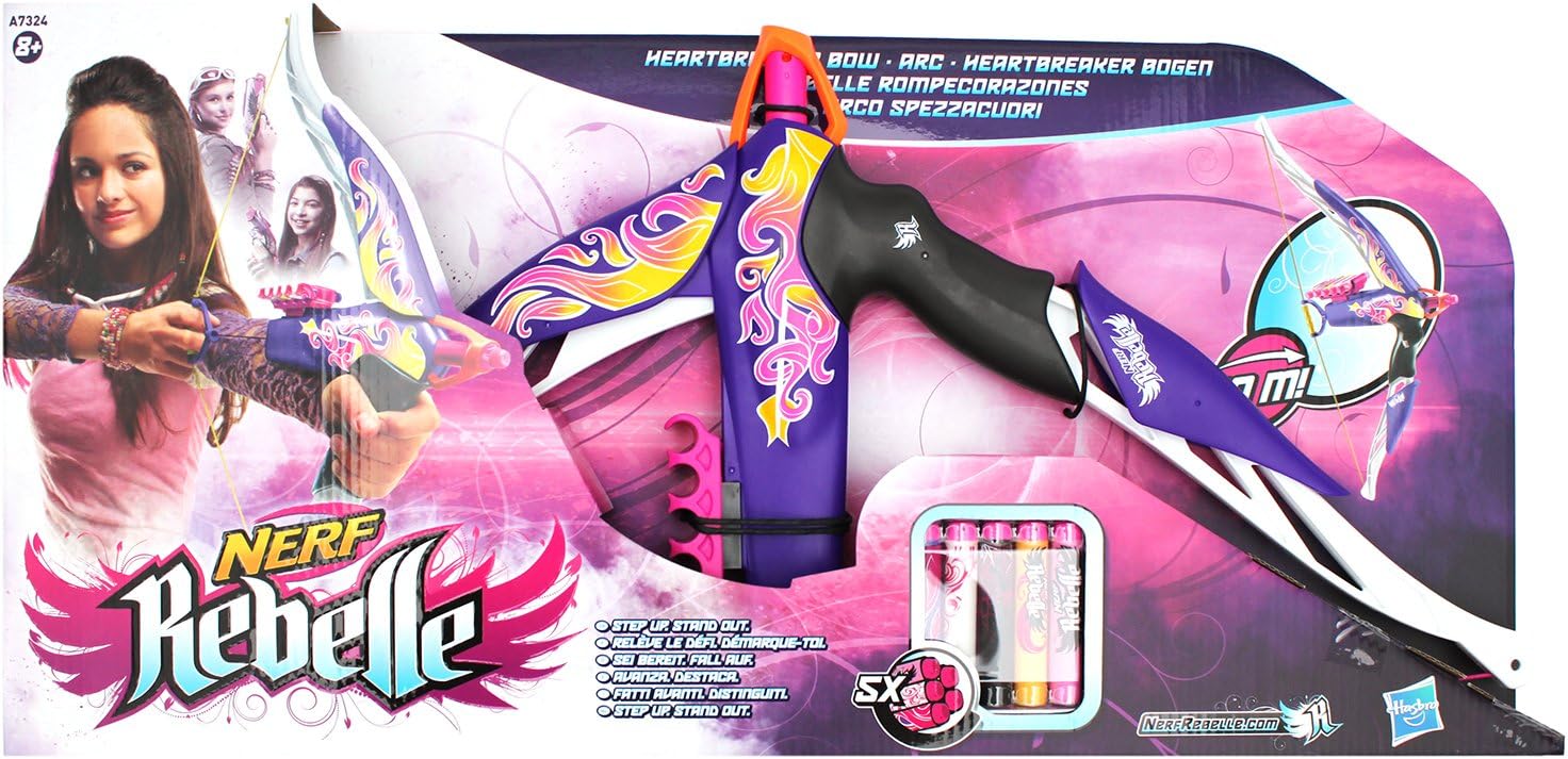Nerf Rebelle Heartbreaker Bow Blaster Asst