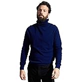 State Cashmere Men's Essential Turtleneck Sweater 100% Pure Cashmere Classic Long Sleeve Pullover