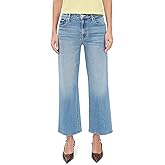 MOTHER Women's The Mid Rise Rider Flood Fray Jeans