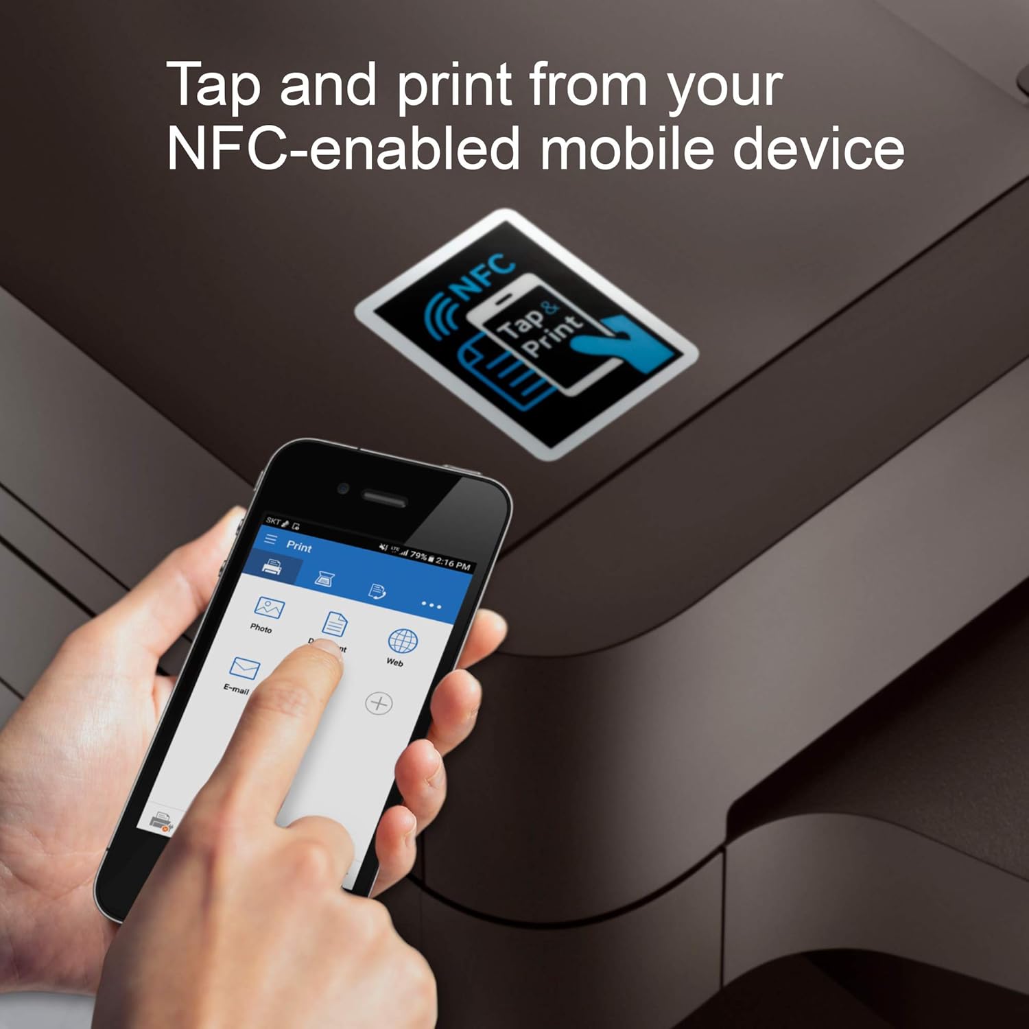 samsung printer nfc iphone
