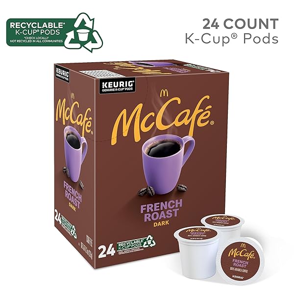 MCCAFE FRENCH ROAST K-CUP, 24/BX