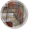 Thirstystone Leaf Whisper II 4 Pack Round Absorbent Stone Coasters with Protective Cork Backing Manufactured in The USA