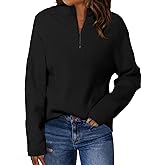 ZANZEA Quarter Zip Pullover Women Long Sleeve Knit Sweater V Neck Fall Tops Fashion Clothes 2025