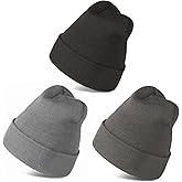 DEBAIY Beanies Hats for Men Women Winter Hat 4-Pack / 3-Pack