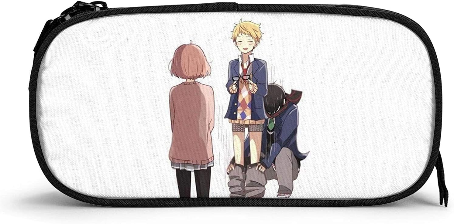 Amazon 境界の彼方 境界の彼方 名瀬博臣 神原秋人 栗山未来 ペンケース 大容量 ペンポーチ 多機能ポーチ 化粧ポーチ 収納ケース 筆箱 文具収納筆袋 かわいい おしゃれ 学生 人気 お祝い プレゼント 男の子 女の子 ペンケース 文房具 オフィス用品
