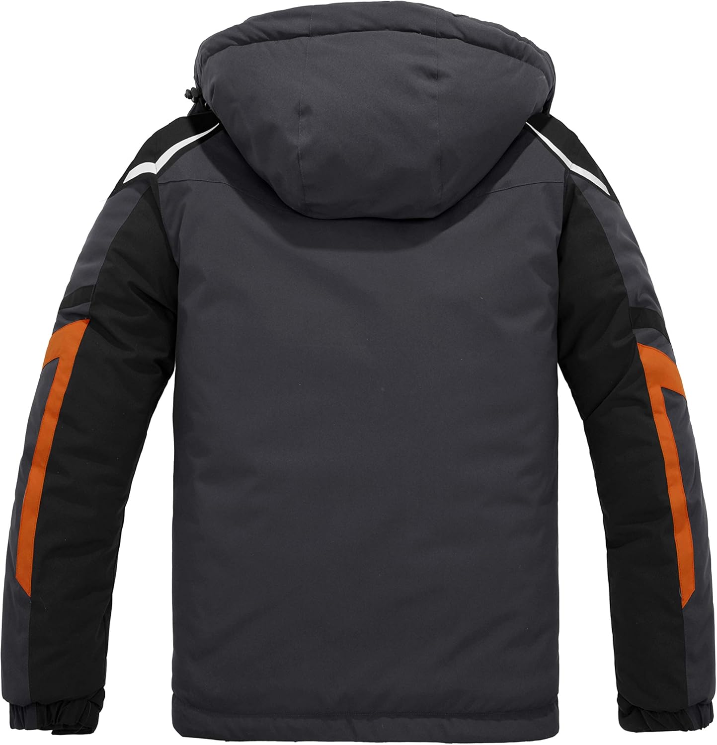 Wantdo Men's Mountain Waterproof Ski Jacket Warm Winter Snow Coat Windproof Raincoat Outdoor Windbreaker: Clothing