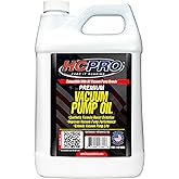 HCPRO HCVPO128 Super Premium Vacuum Pump Oil, 1 Gallon Universal Synthetic Refrigeration Oil, Non-Misting Formula for Optimal Pump Performance &amp; Extended Life, Made in USA