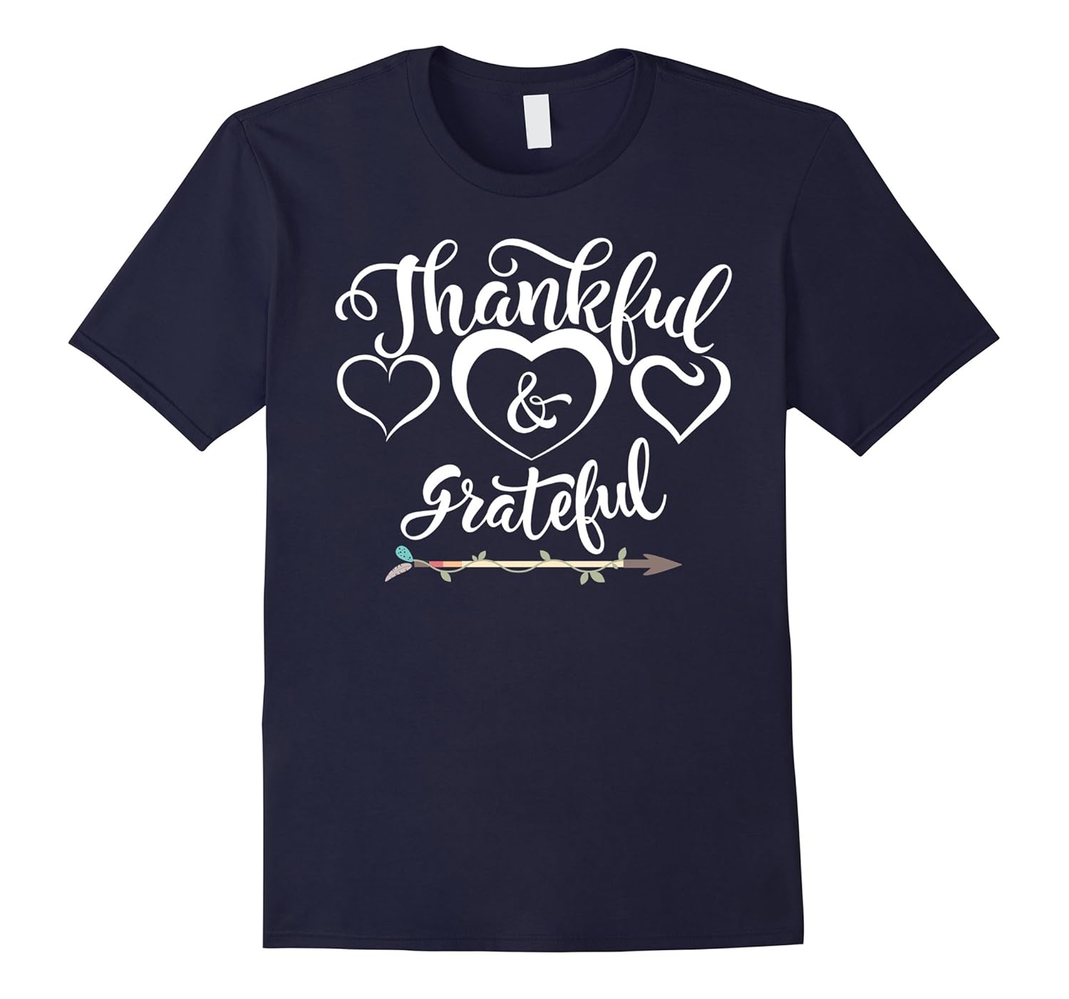 Thankful and Blessed Family Thanksgiving Shirt-ANZ