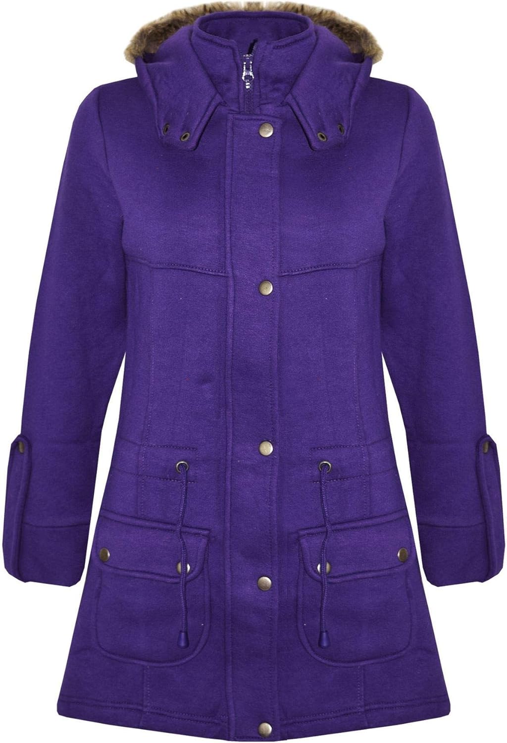 girls purple winter coat