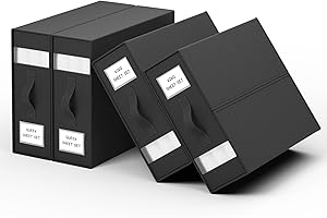 PARANTA Bed Sheet Organizers and Storage 4 Pack,Foldable Linen Closet Organizer,Twin Full Bed Sheet Organizers with Label Handle Window,Sheets Set Keeper for Blanket Duvet Cover Queen or King Black