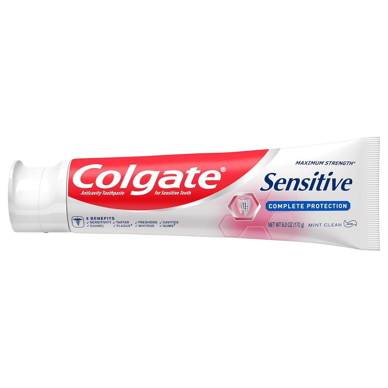 Colgate Sensitive Toothpaste, Complete Protection, Mint - 6 ounce (Pack of 3) : Beauty