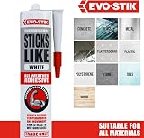 EVO-STIK Sticks Like Adhesive White 290ml All Weather Extreme Temperature view 4